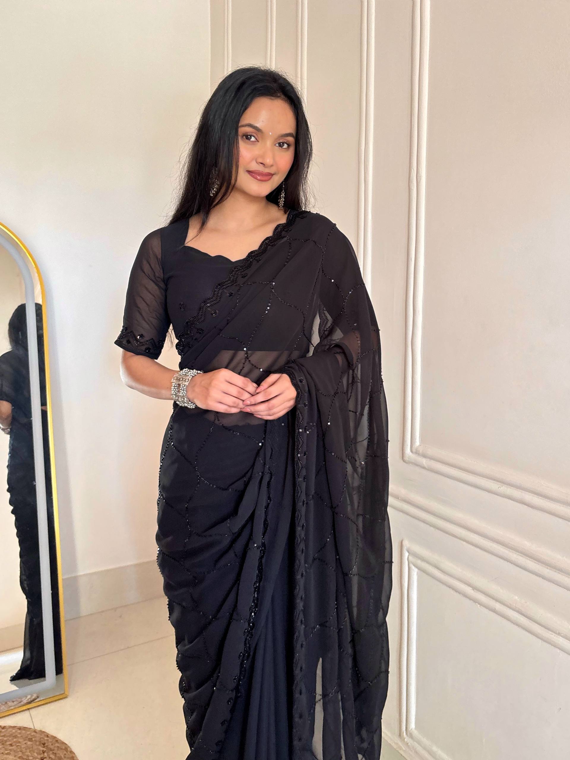Faux Georgette Trending Saree
