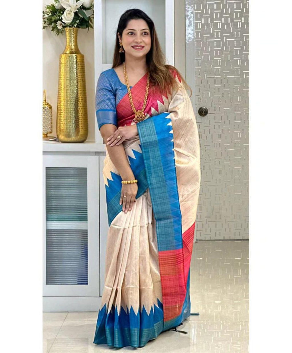 Dola Tussar Silk Sarees