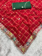 Sakhi Design Pure Chiffon Royalty Saree