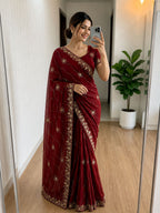 Fancy Space Silk Saree