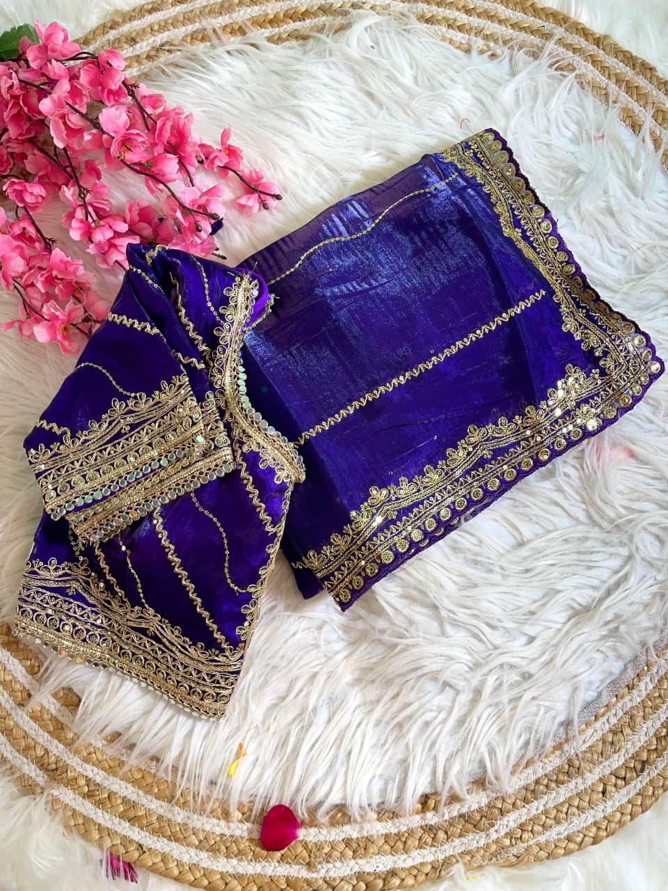 Pure Soft Zimmy Choo Silk Saree