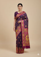Stunning Pashmina Paithani Silk Saree