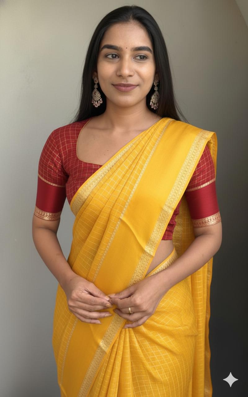 Viscose Georgget Saree