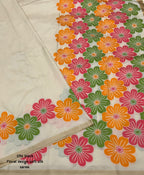 SOFT SILK SAREE MULTI COLOR