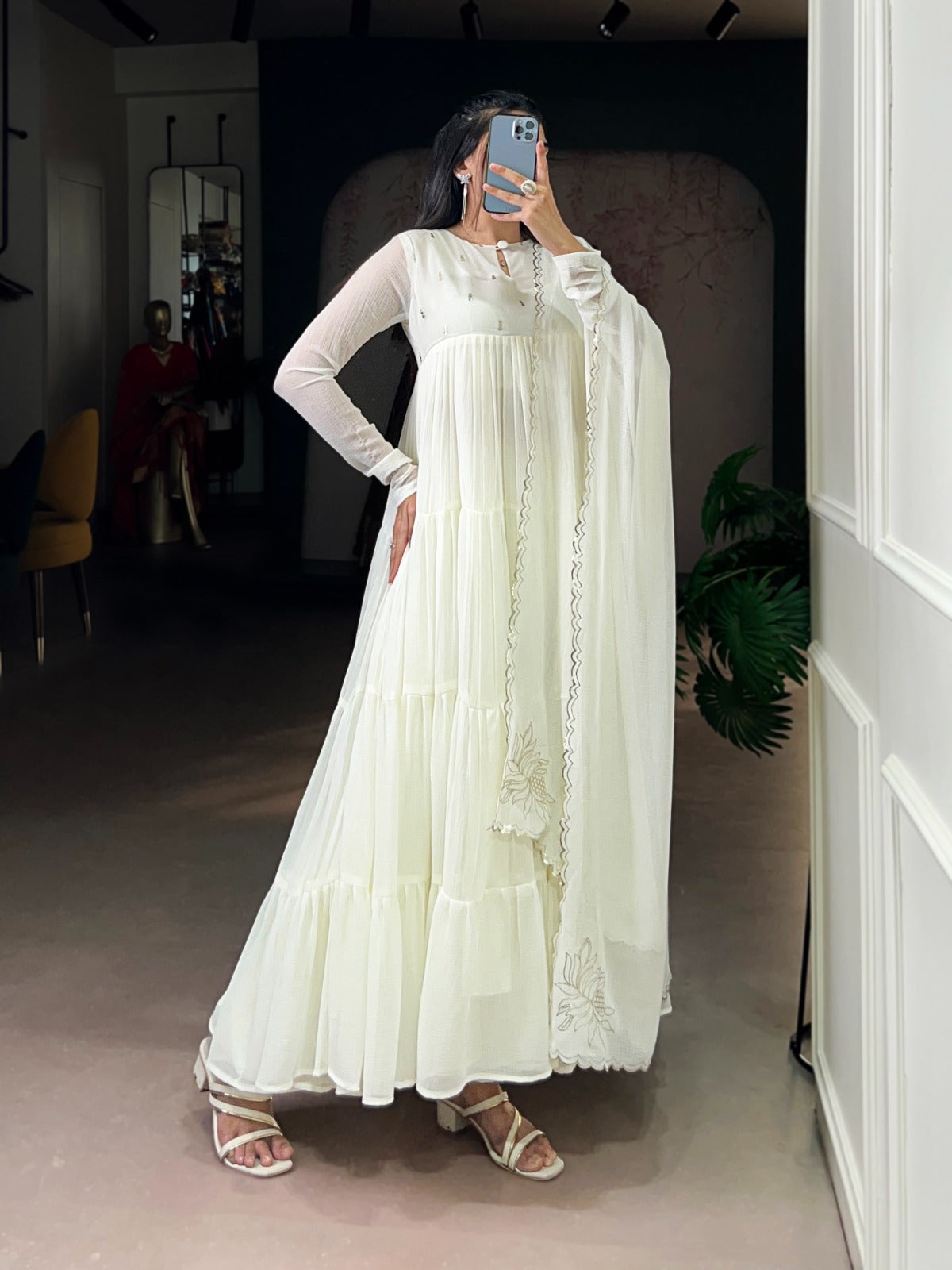 Sirra Anarkali Fabric Dress