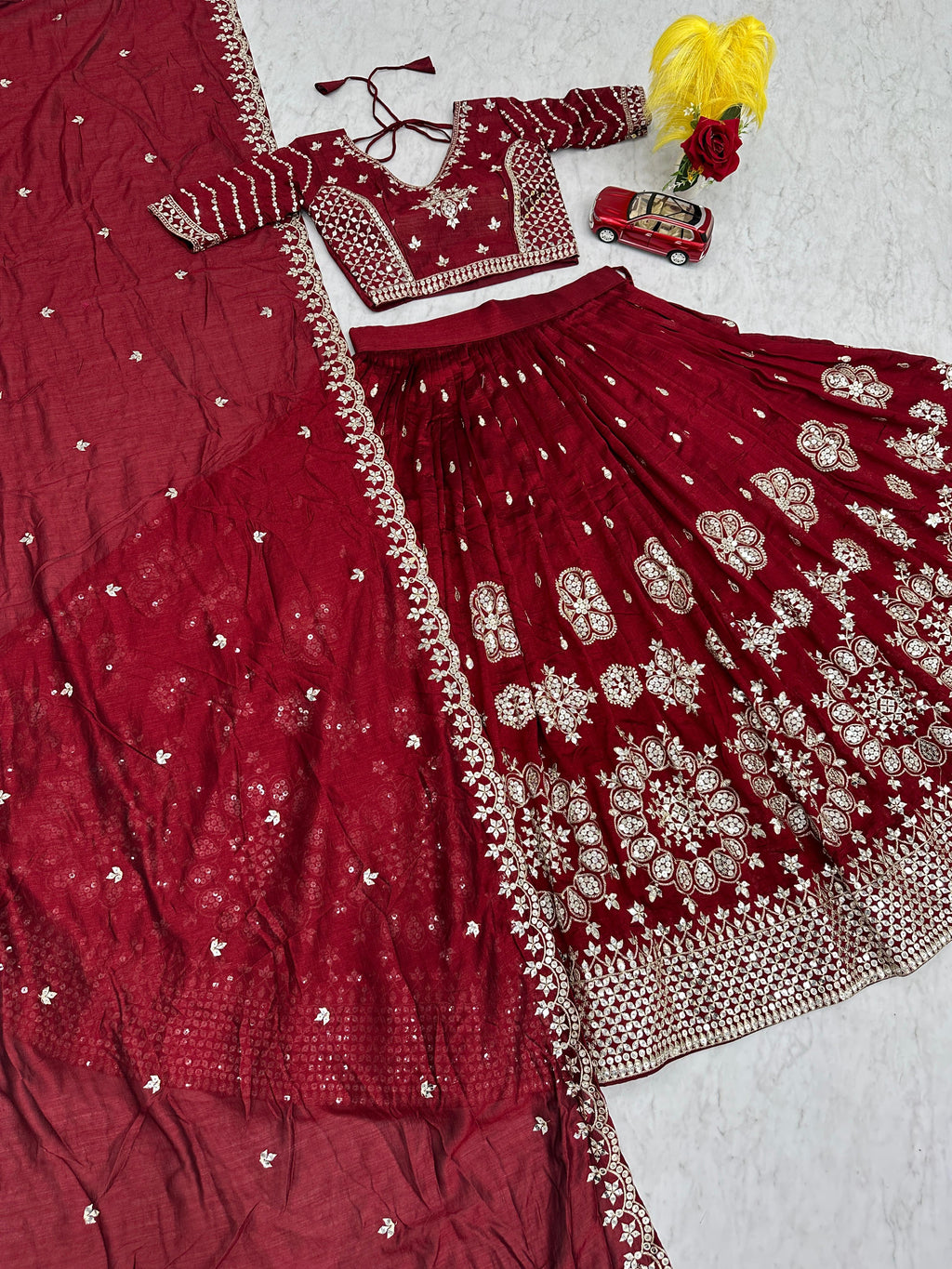 Embroidered Lehenga Choli👗