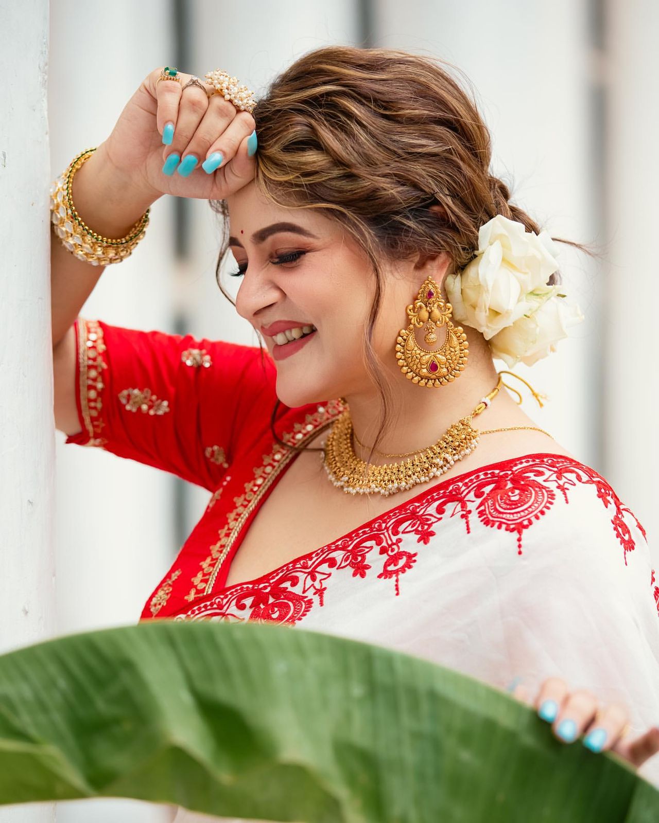 Soft Catonic Rangoli Silk Saree