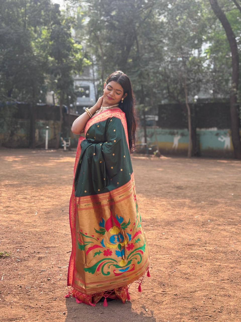 PAITHANI SOFT SILK SAREE