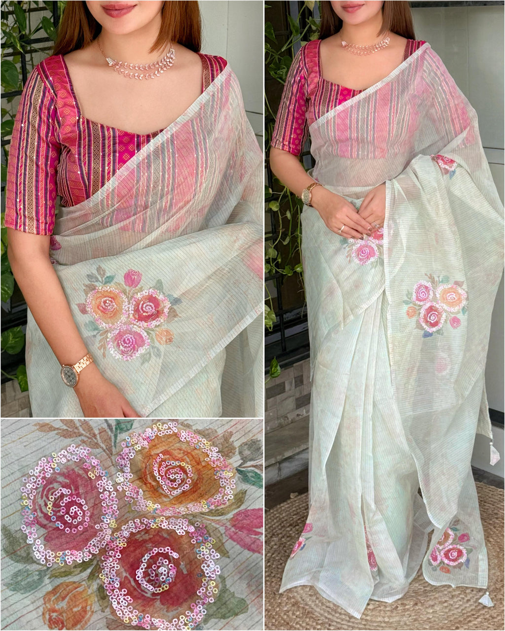 Mahira Soft Organza Saree