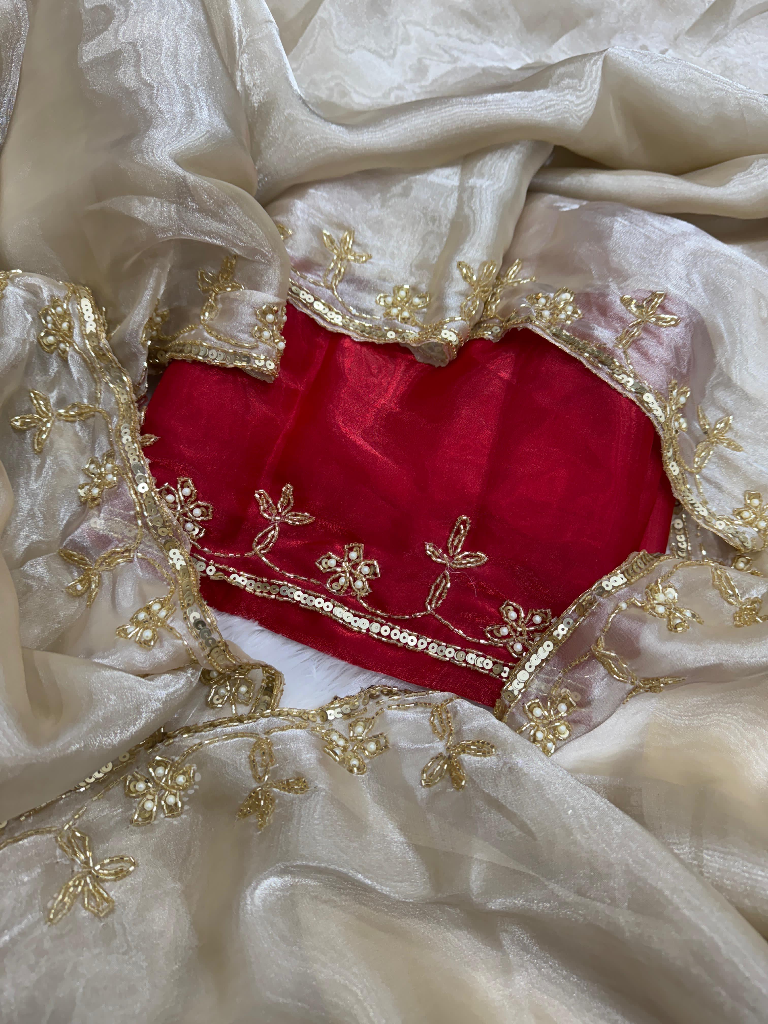 Soft Jimmi choo saree