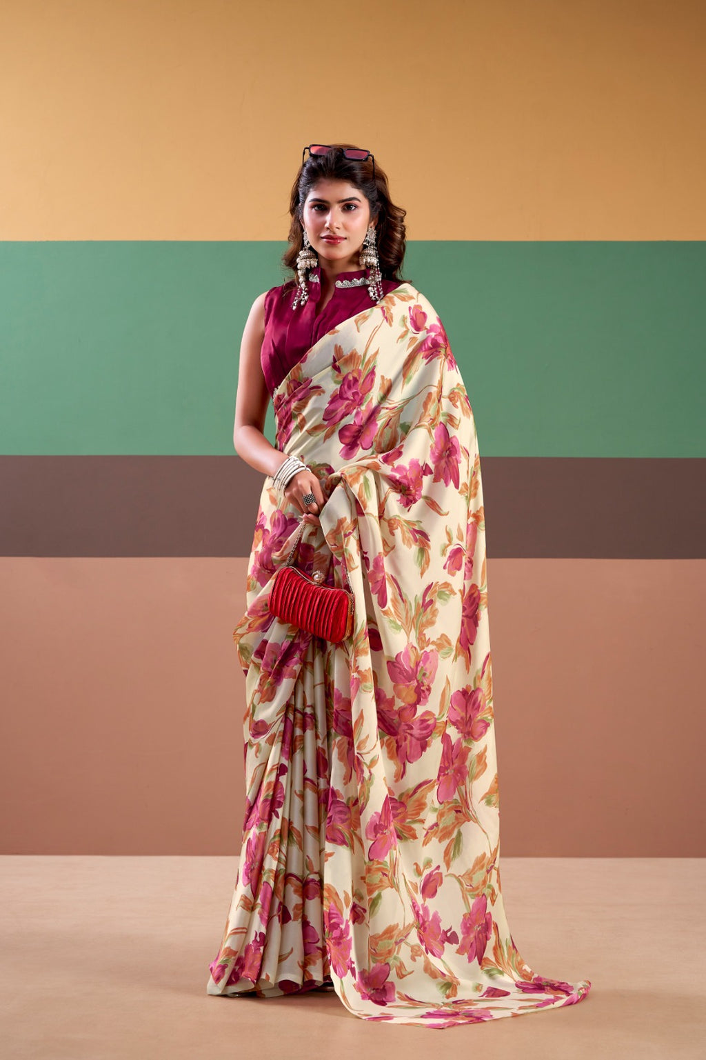 Madhurima Satin Silk Saree