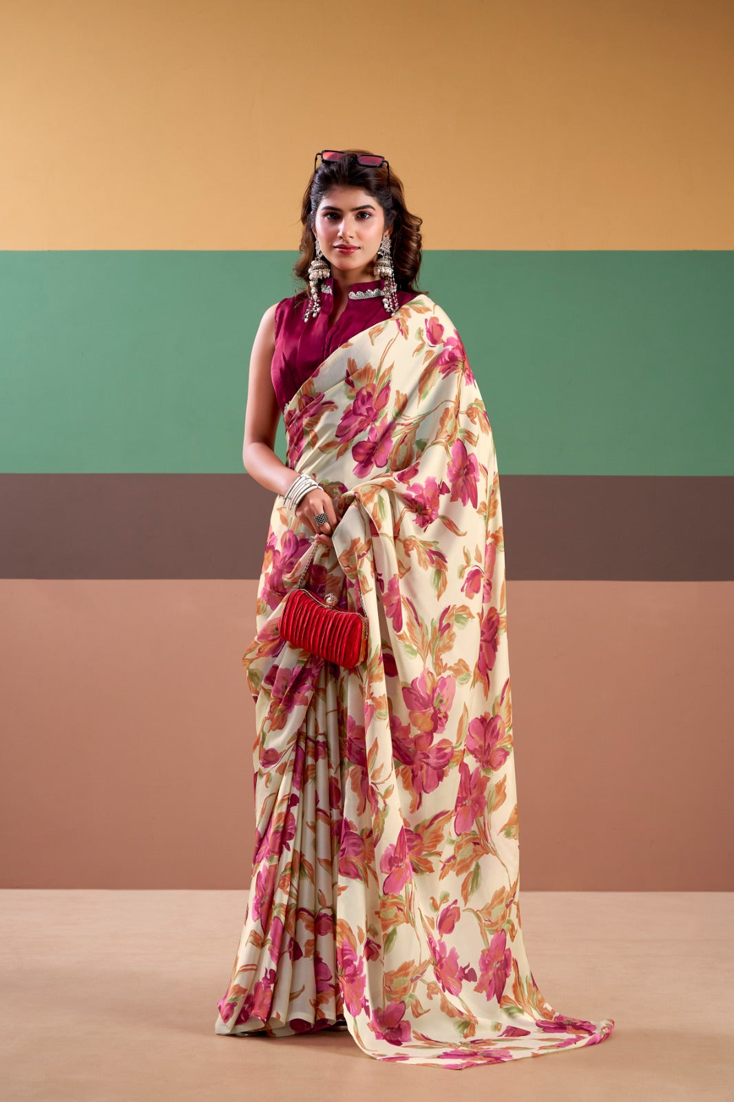 Madhurima Satin Silk Saree