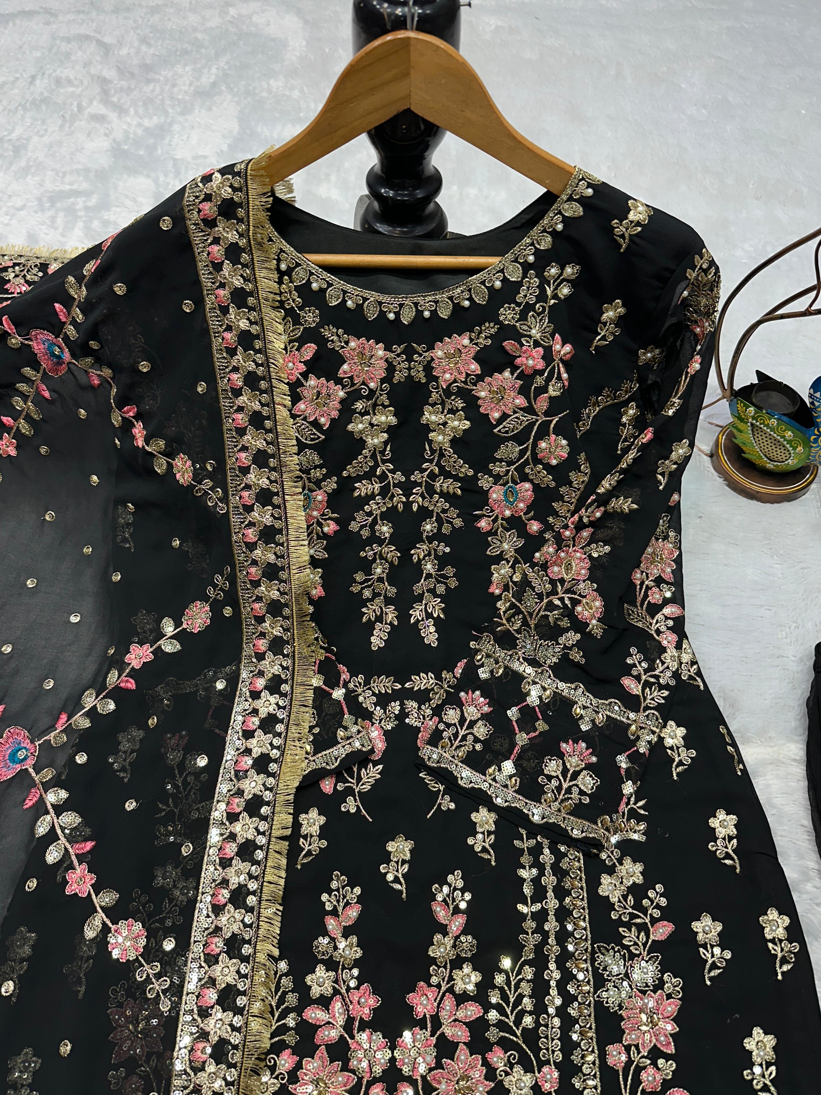 PARTY WEAR TOP AND PANT