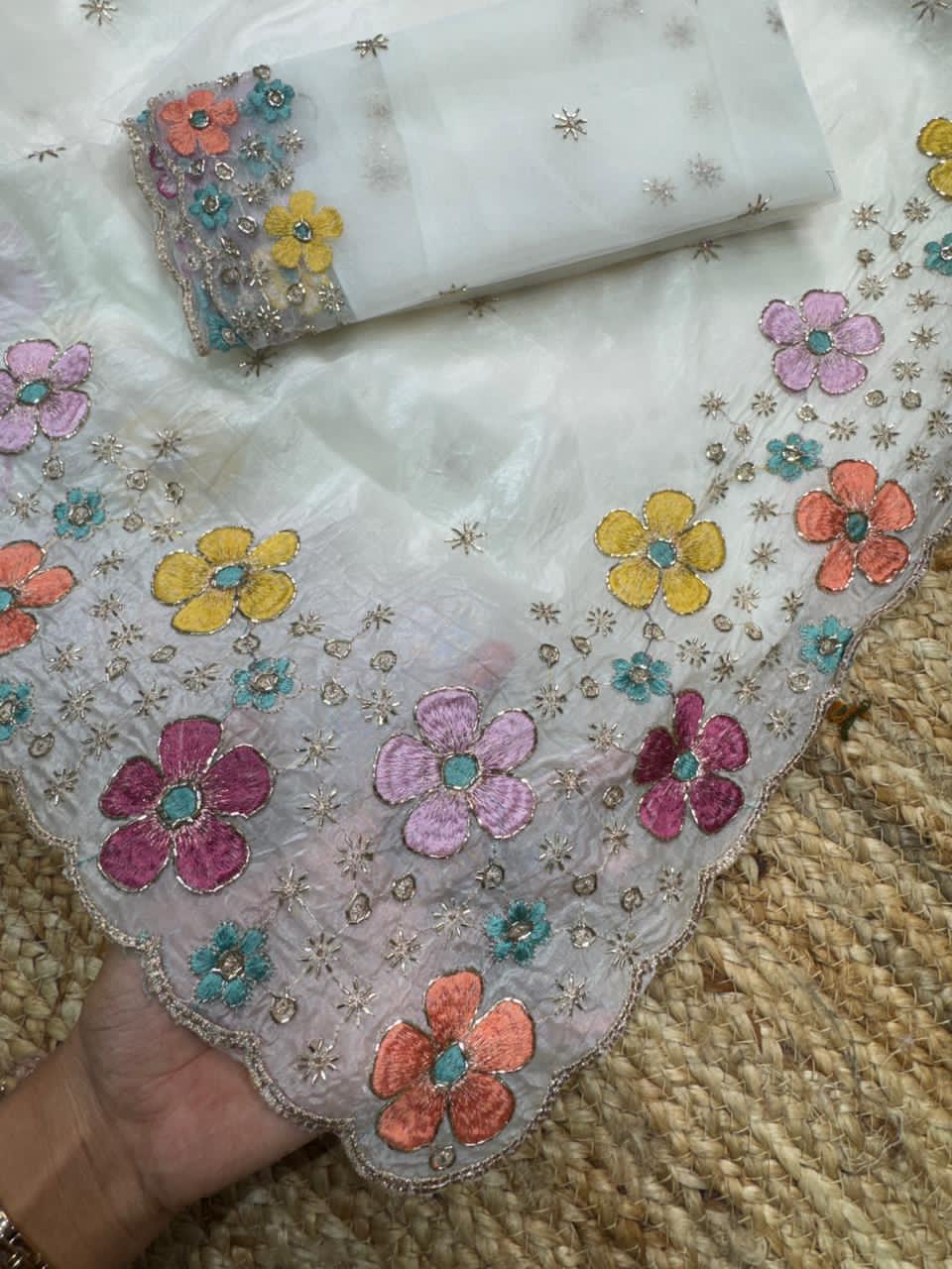 Sufi Silk Crush Saree