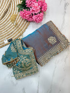 Embroidery Work Trending Saree