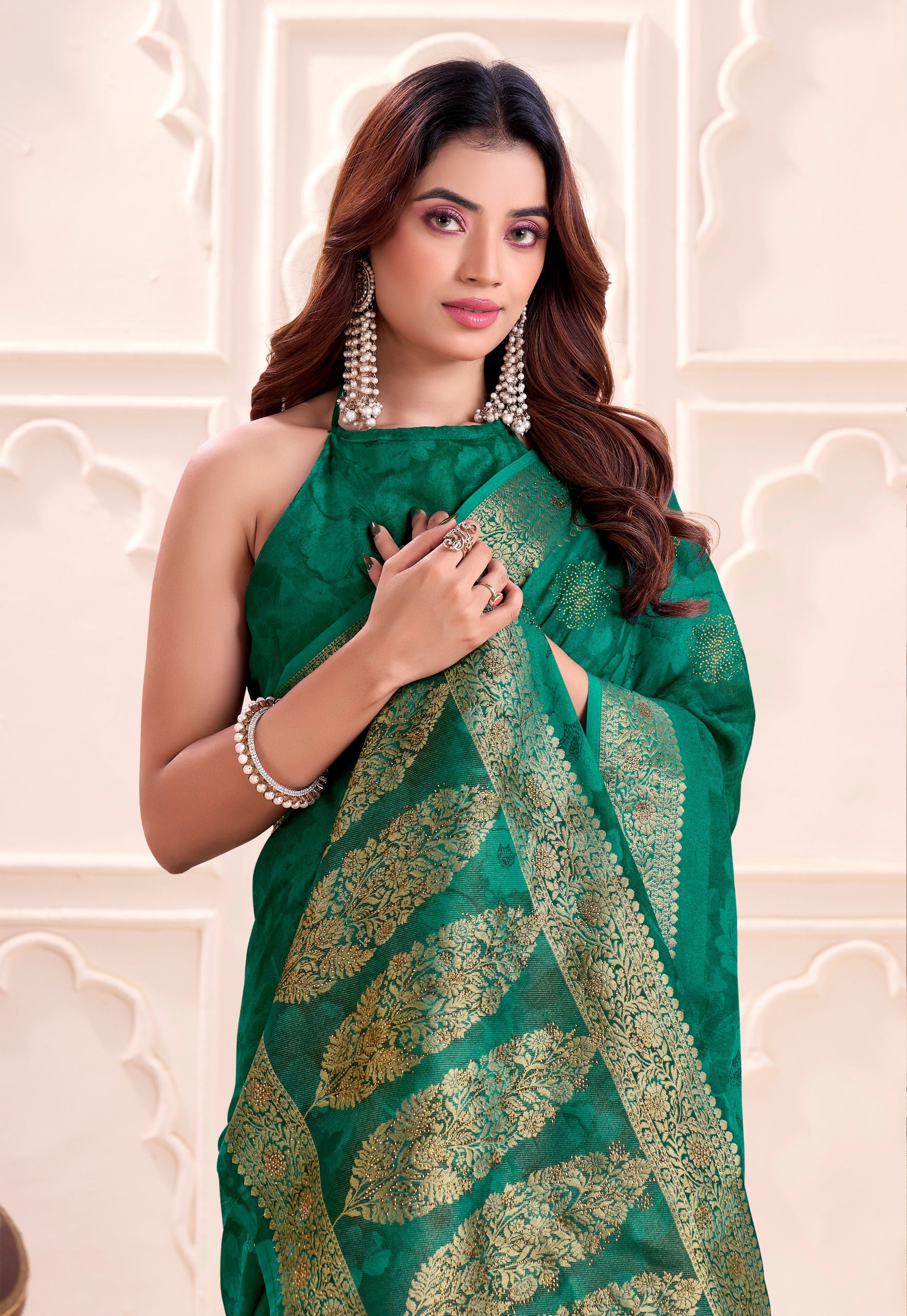 SUPERHIT JEQUARD PALLU SAREE