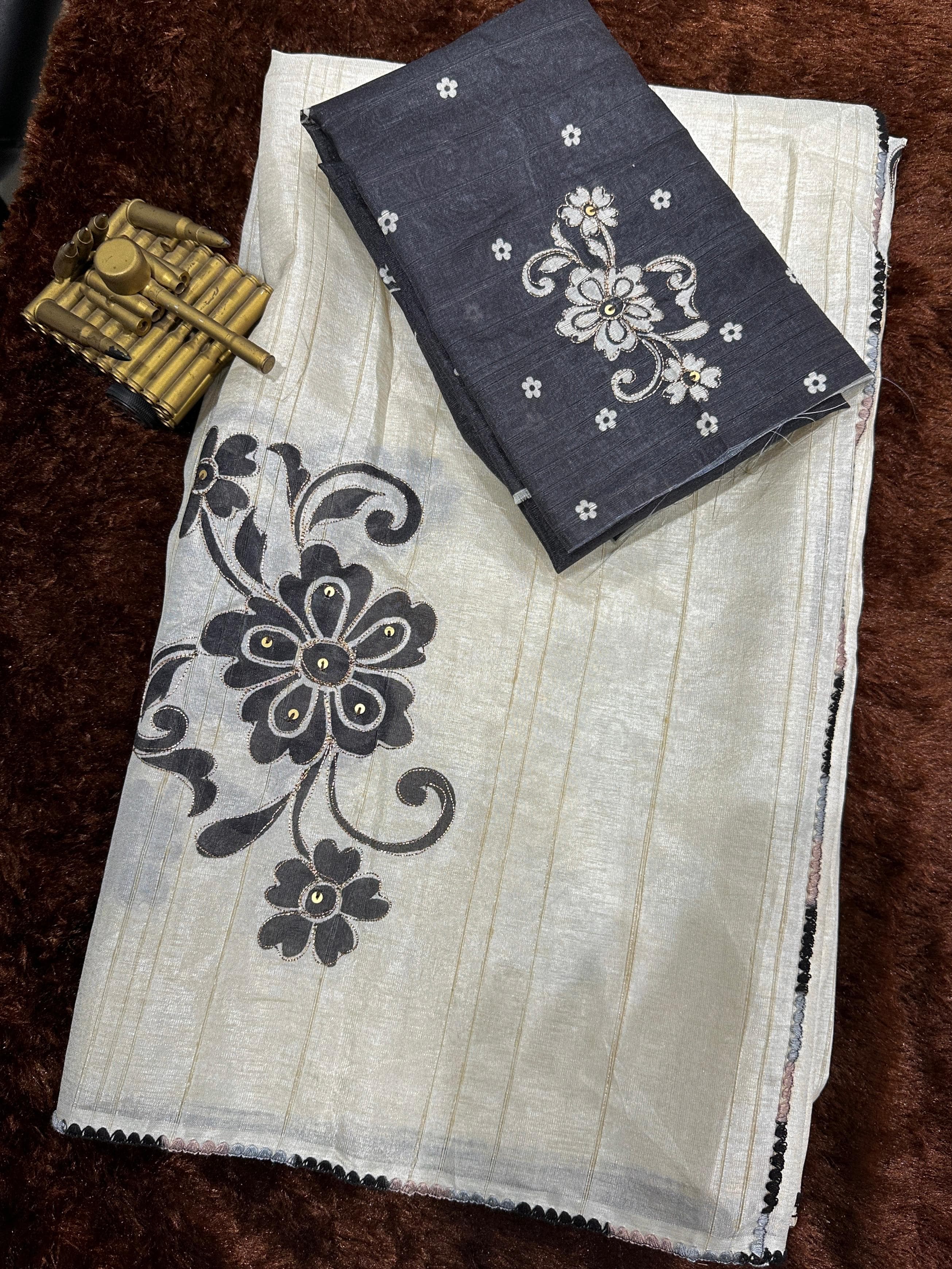 Sandhya Linen Cotton Saree