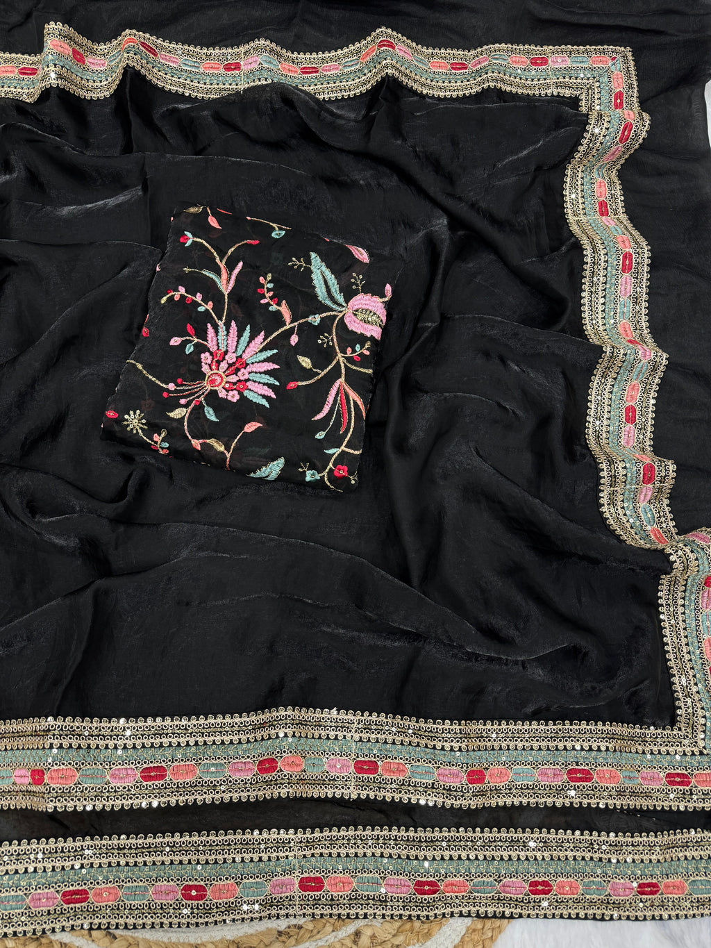 Pure space silk saree