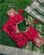 Princess Fandy Satin Work Blouse Saree