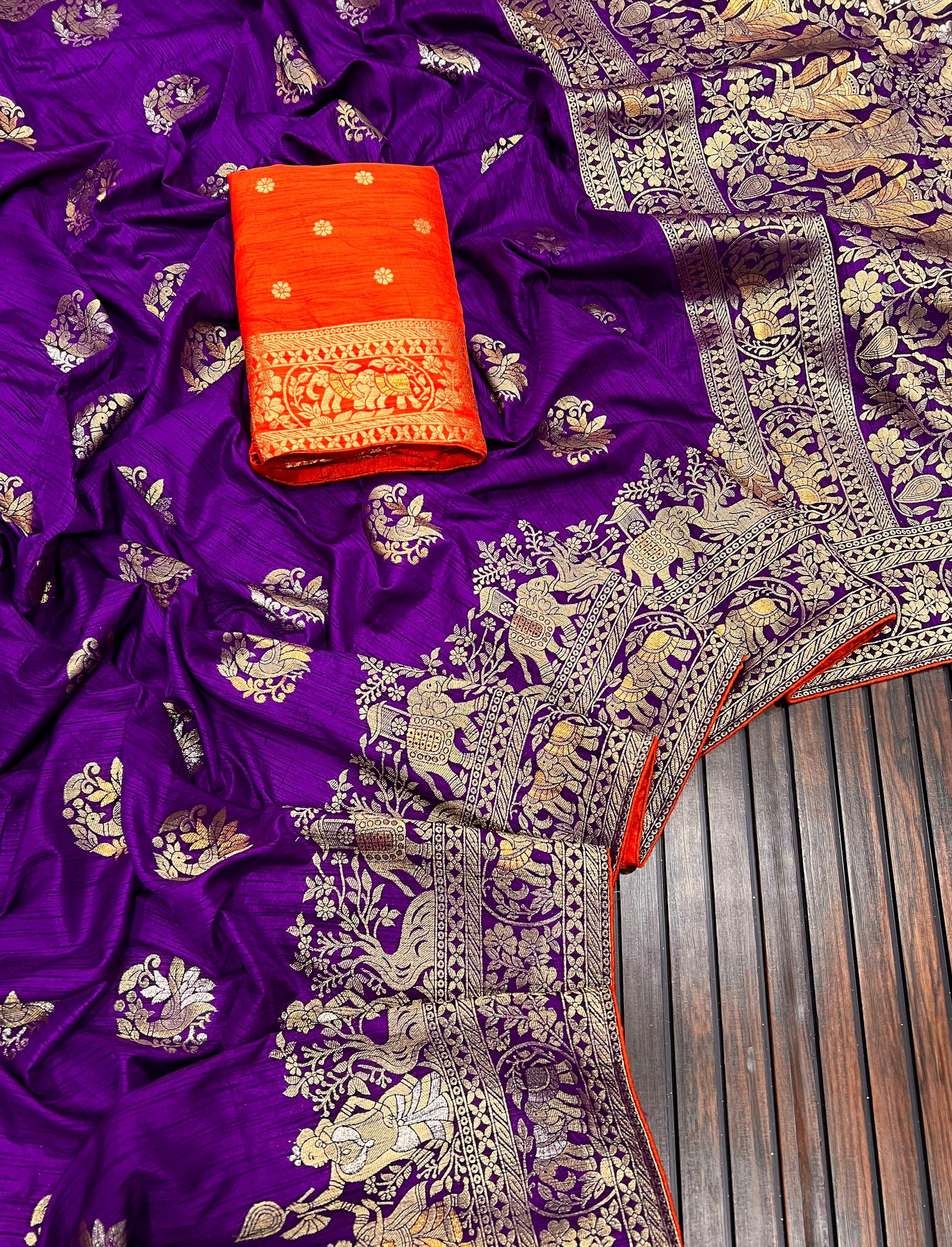 KALAMKARI DOLA SILK SAREE