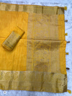 Zari Weaving Jacquard Assam Silk Saree