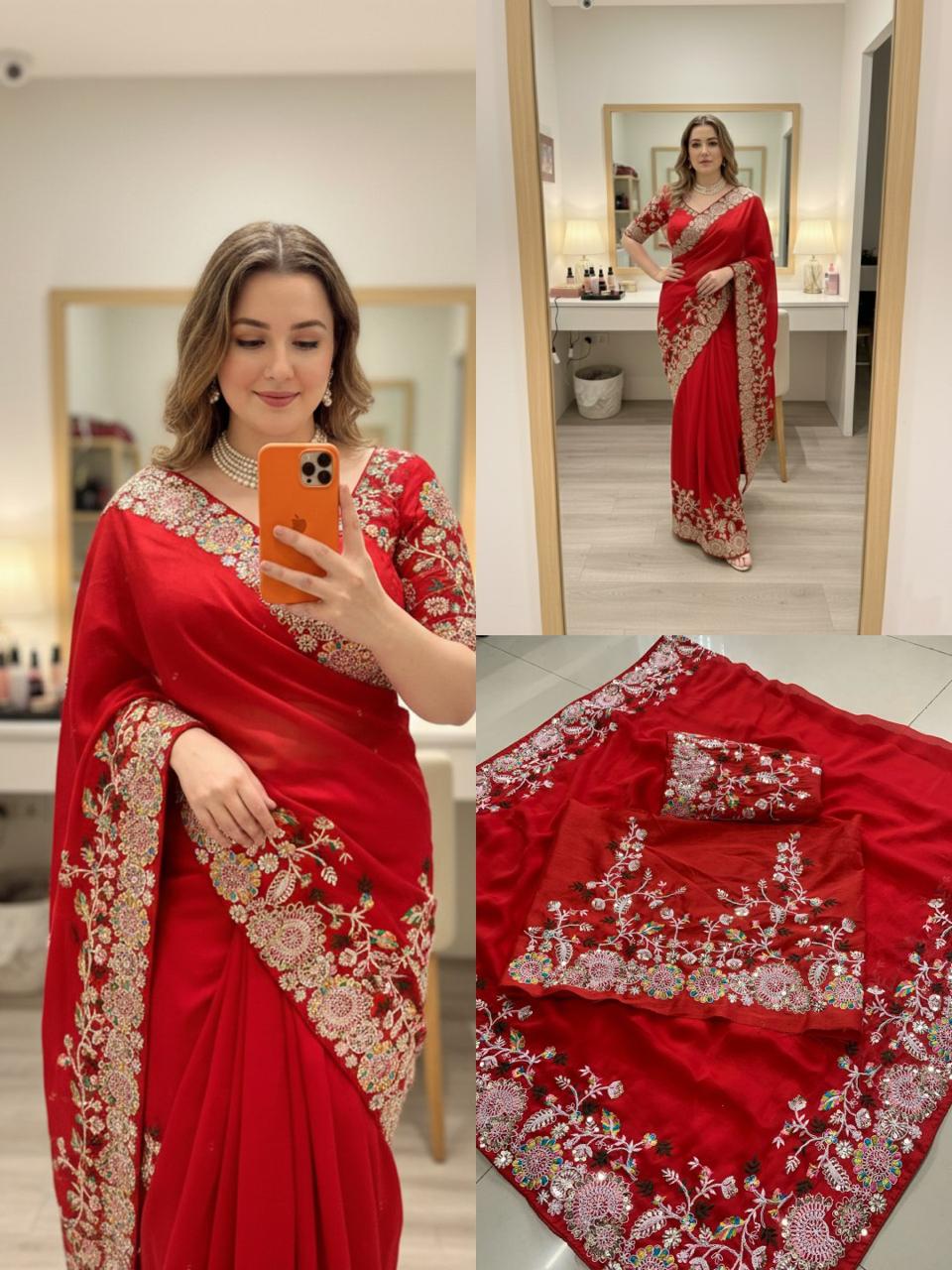 Soft Rangoli Silk Premium Saree