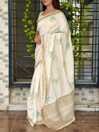 Pure Tusser Silk Saree