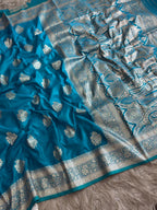 soft banarasi mashru satin silk saree