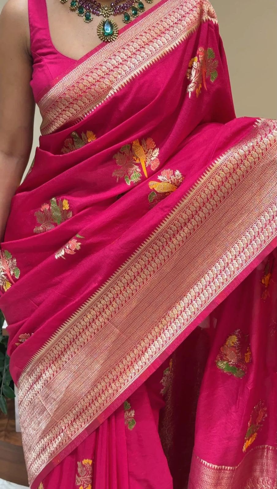 Pure Naylon kadi Creap Georgette Saree