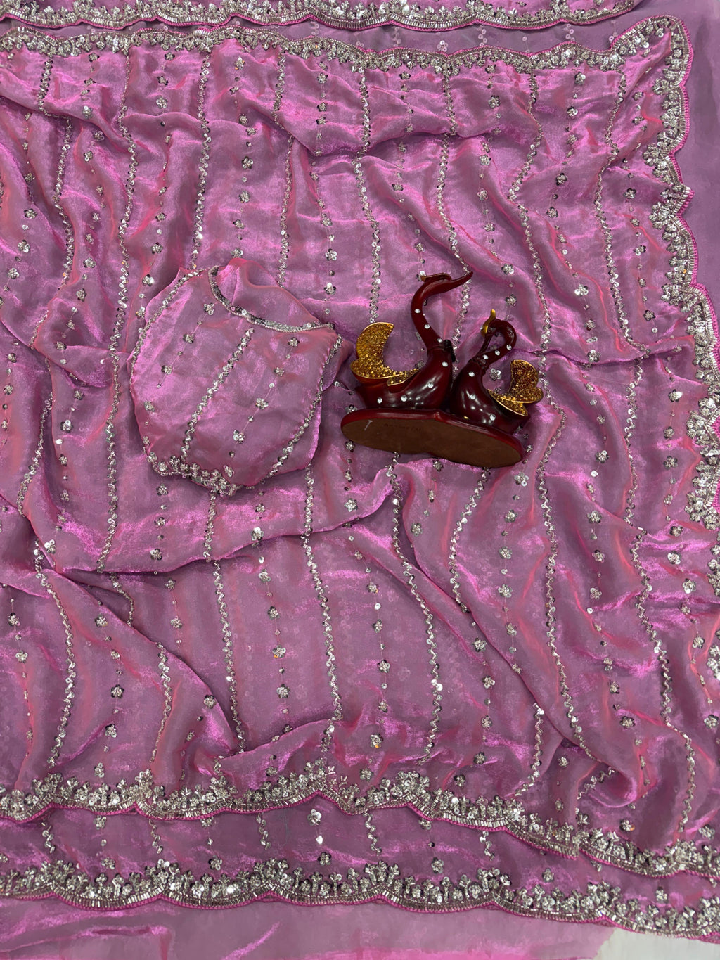 Wedding Perfect Soft Space Silk Saree