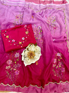 Pure soft Tebby Silk Saree