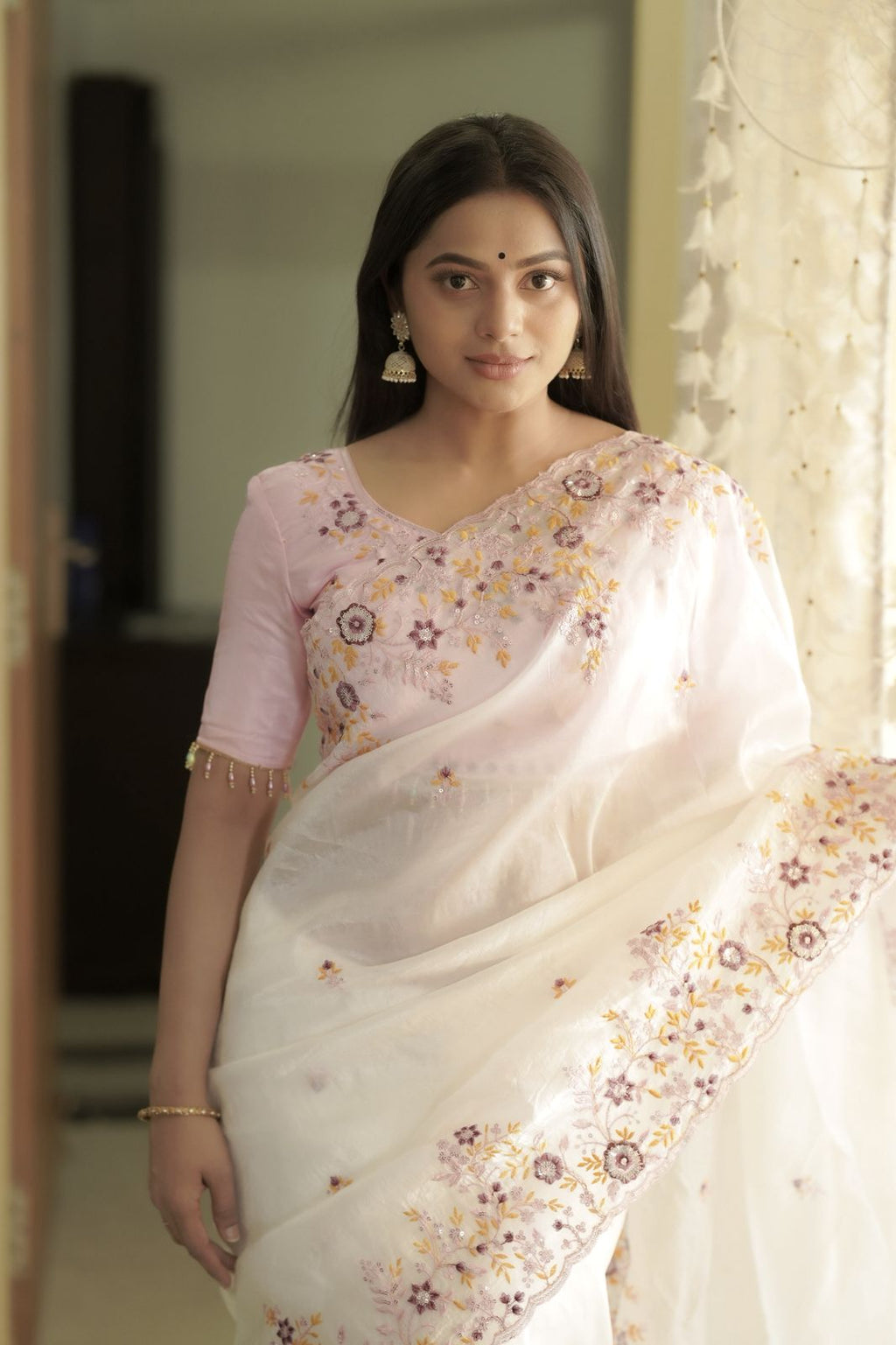 Gold Crush Soft Silk Saree