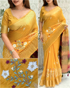 Shital Tusser Cotton Saree