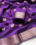 VISCOSE RUSSIAN PURE SILK SAREE