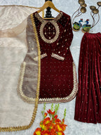 HAVY VISCOS VELVET SUIT