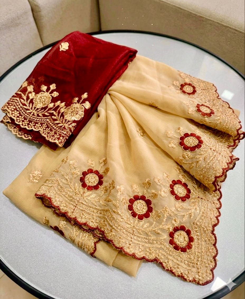 Rangoli tissue Saree