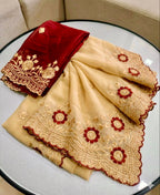Rangoli tissue Saree