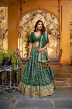 Festival Special Tasar Silk Lahenga Choli