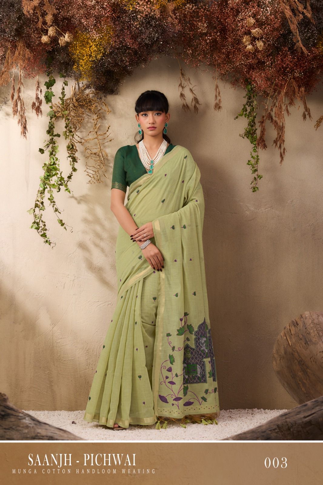 MUNGA COTTON HANDLOOM SAREE