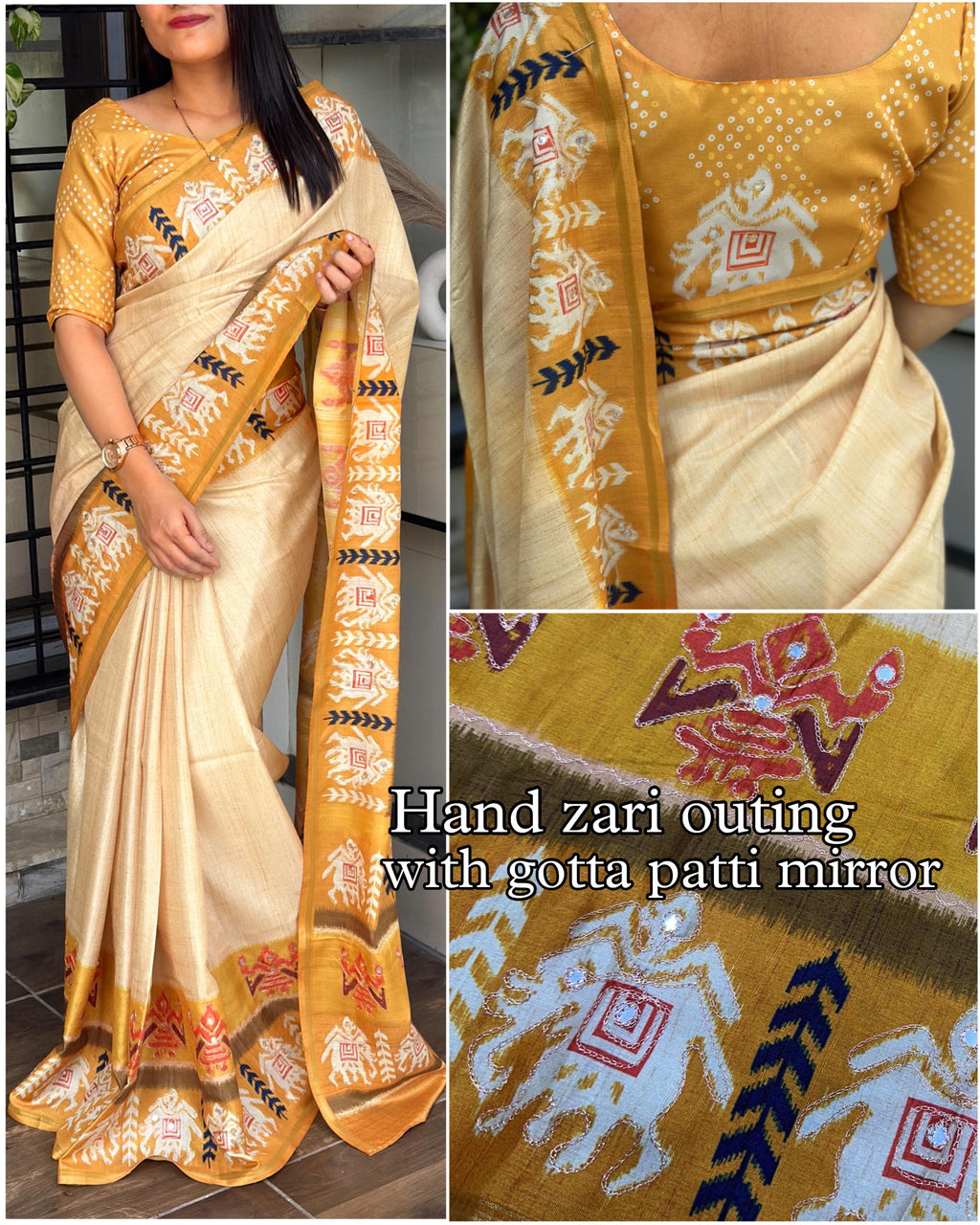 Mahima Tusser Cotton Silk Saree