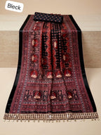 Ajrakh Sartin Viscose Saree