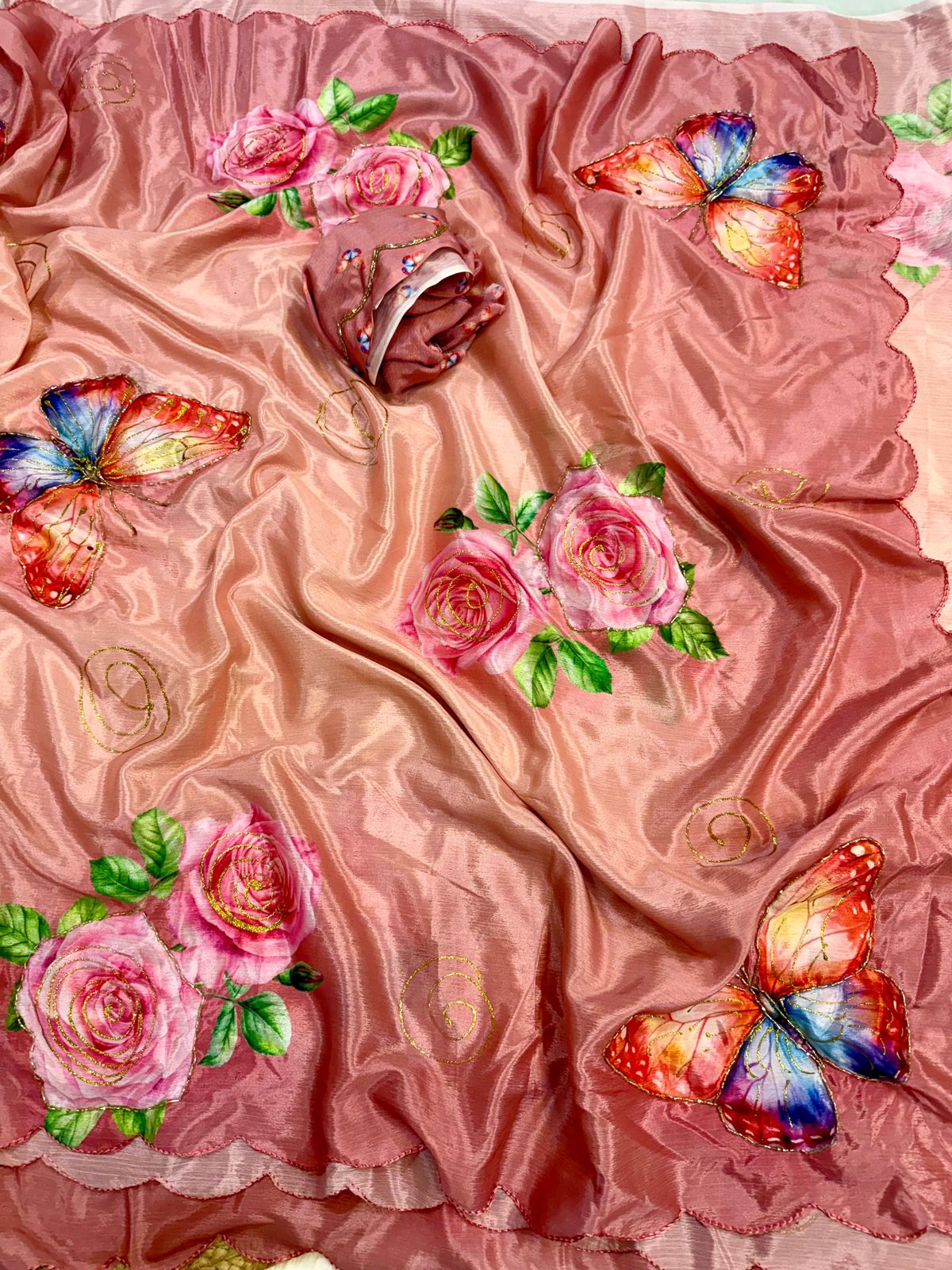 Pure Malai Silk Saree