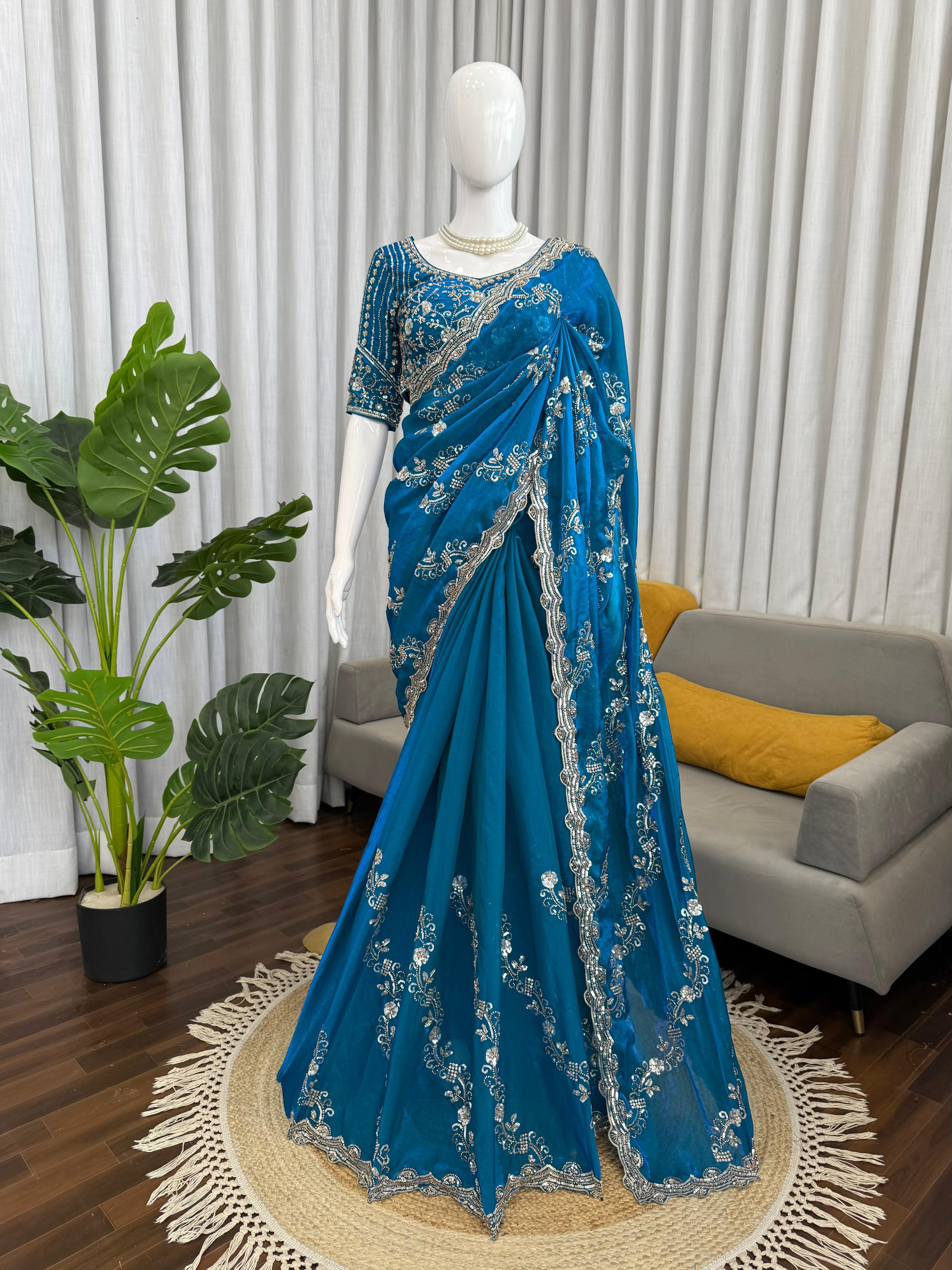 Wedding Perfect  Saree with Beds Elegance Redefined