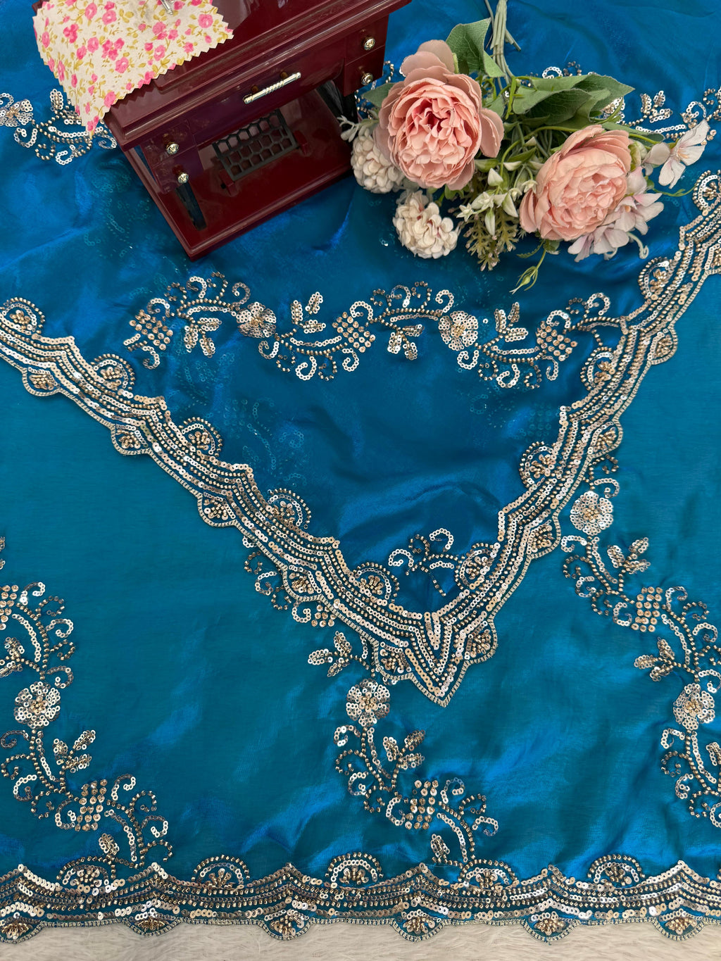 Wedding Perfect  Saree with Beds Elegance Redefined