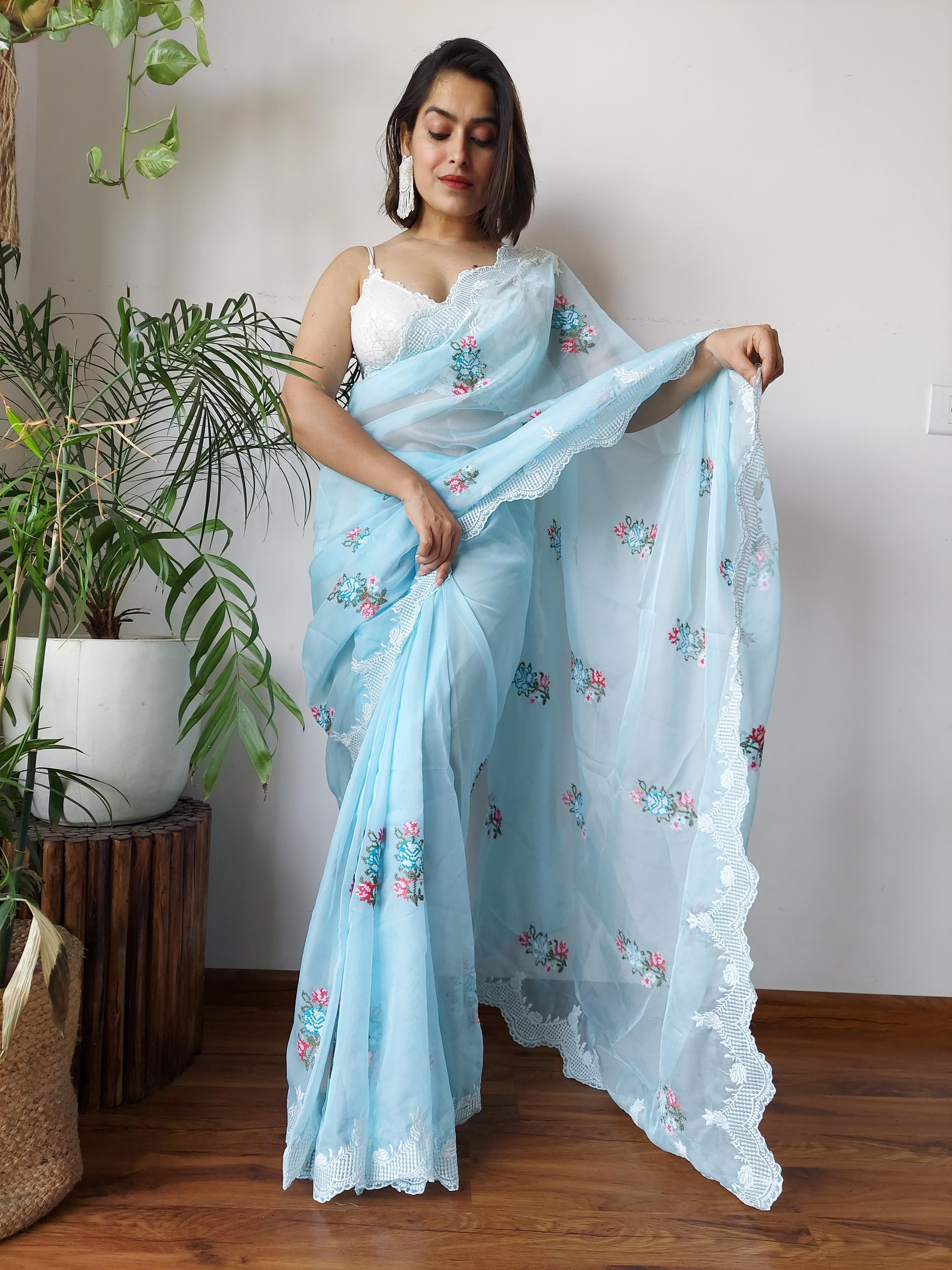 EMBORIDARY WORK SAREE