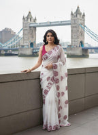 Party Wear Fendy Chiffon Saree