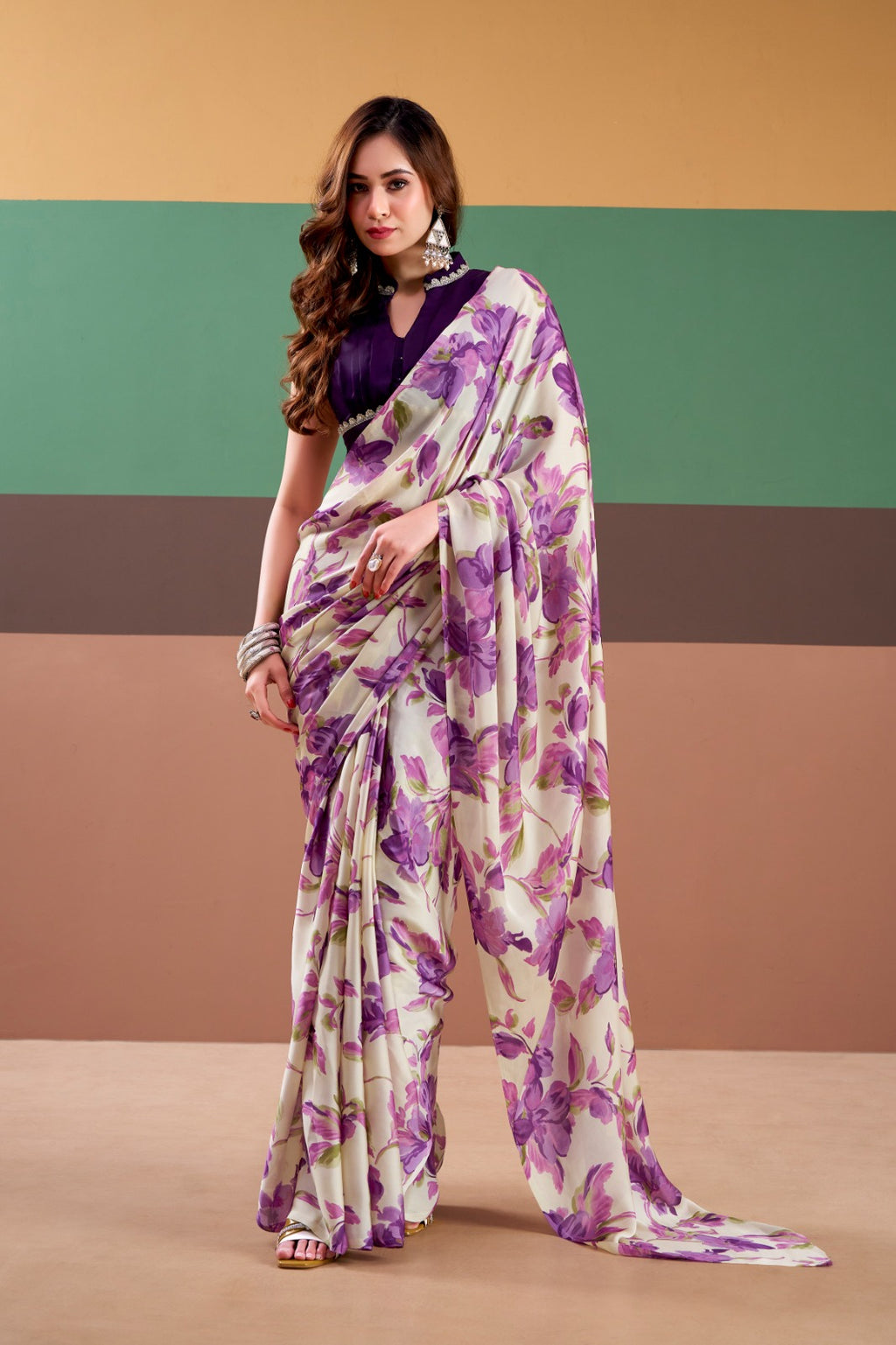 Madhurima Satin Silk Saree