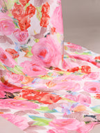 Soft Touch Of Silk Floral Print Saree
