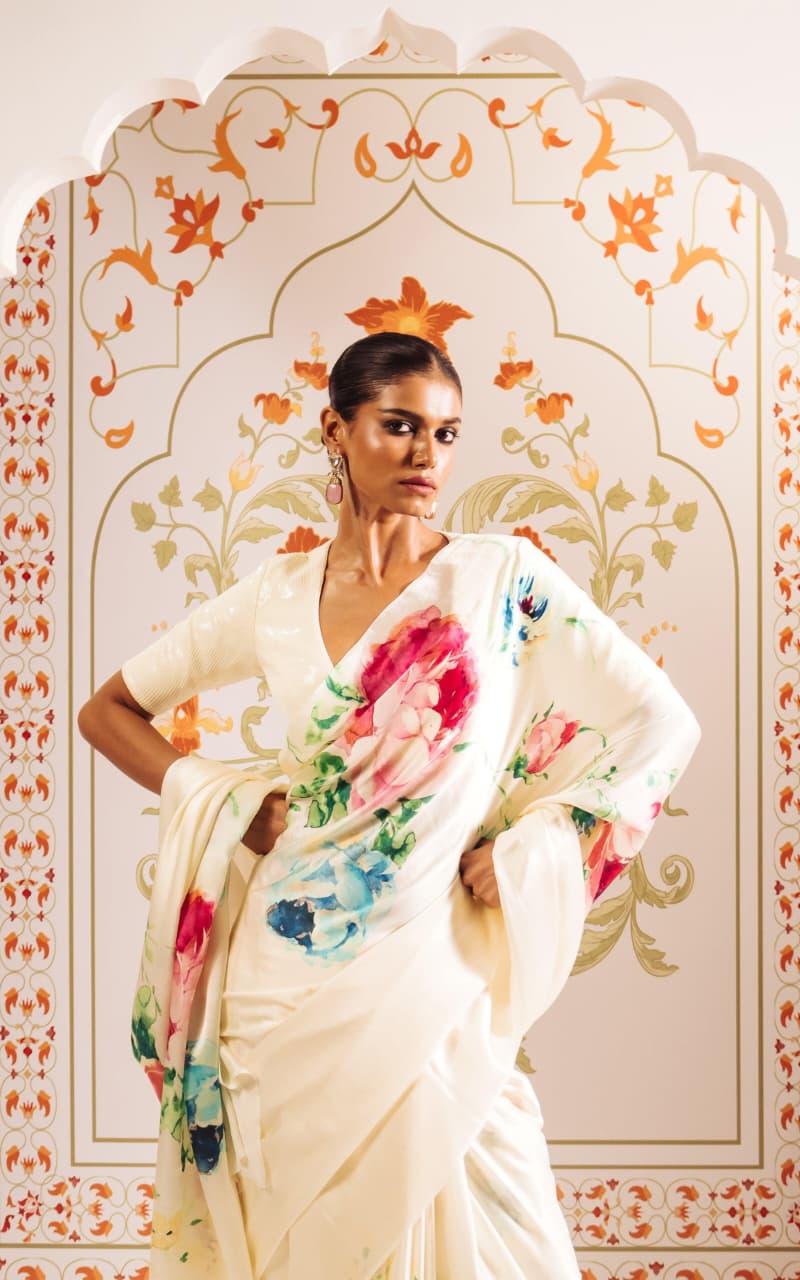 ORIGINAL JAPAN PRINT SAREE