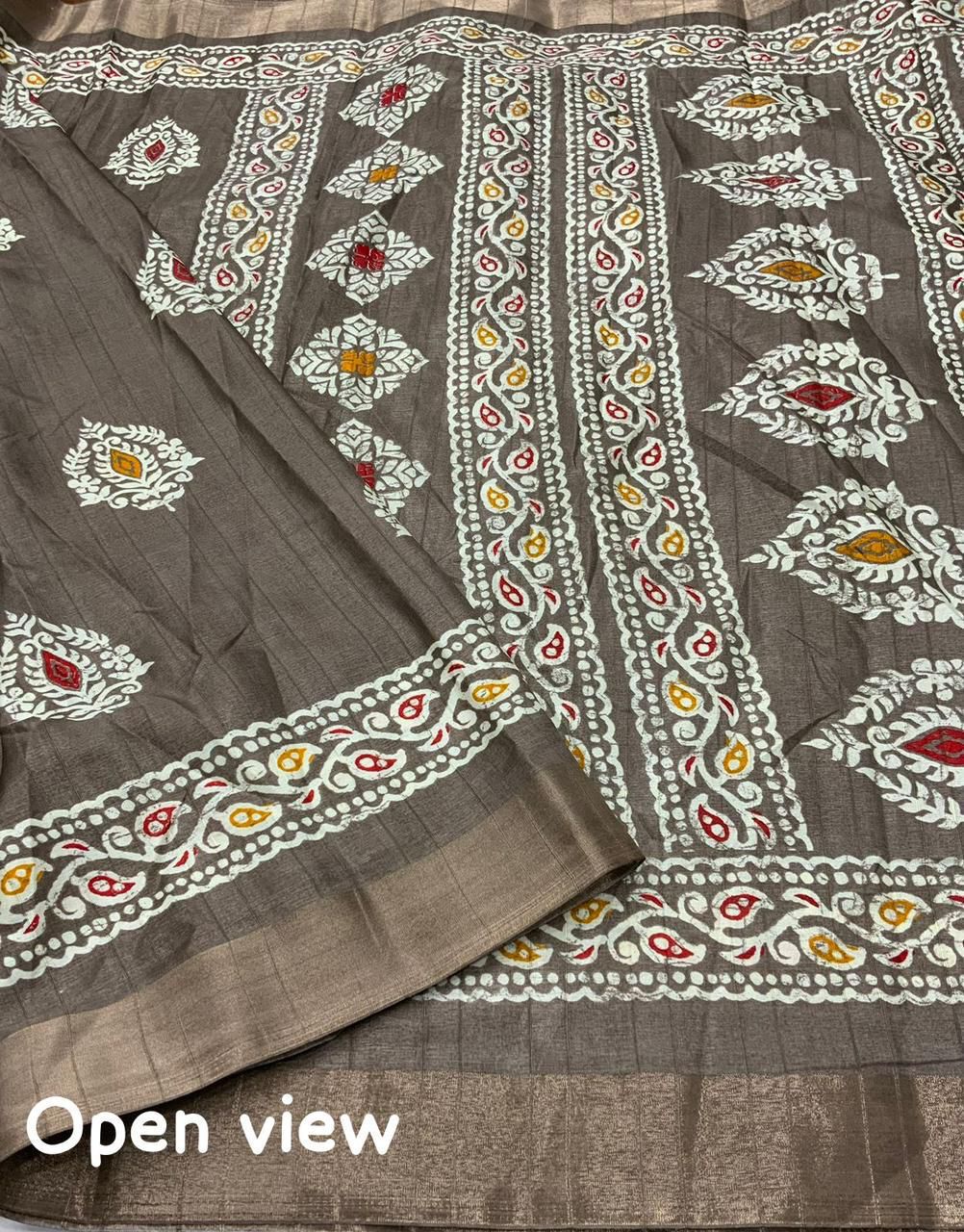 PRINED SAREE BEAUTIFUL COLOR